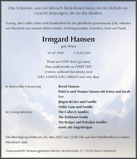 Irmgard Hansen