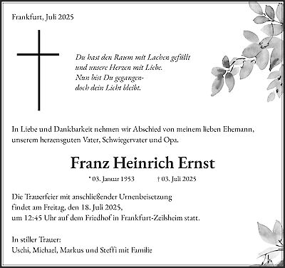 Franz Heinrich Ernst