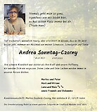 Traueranzeige Andrea Sonntag-Czorny