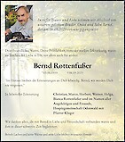 Traueranzeige Bernd Rottenfußer, Mudau